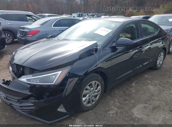 KMHD74LF0LU951649 2020 HYUNDAI ELANTRA Black Vista tres cuartos delantera izquierda