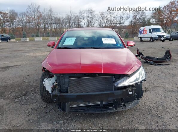 KMHD74LF2LU051187 2020 HYUNDAI ELANTRA Red Սալոնի հետևի տեսք