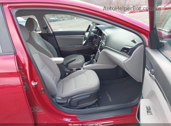 KMHD74LF2LU051187 2020 HYUNDAI ELANTRA Red Սալոնի դիմացի տեսք