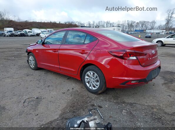 KMHD74LF2LU051187 2020 HYUNDAI ELANTRA Red Հետևի ձախ