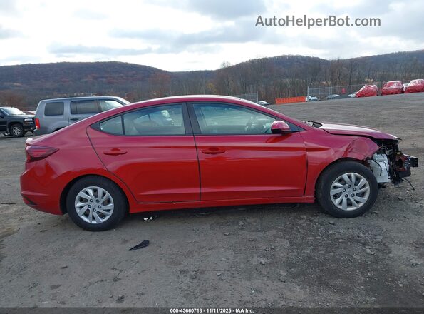KMHD74LF2LU051187 2020 HYUNDAI ELANTRA Red Սալոնի 360 աստիճան տեսք