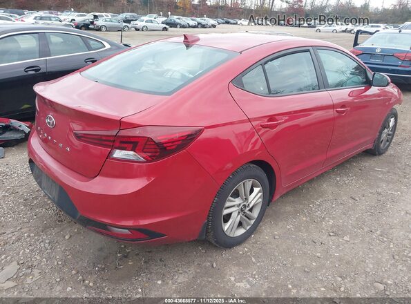 KMHD84LF8LU069724 2020 HYUNDAI ELANTRA Red Հետևի աջ