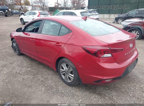 KMHD84LF8LU069724 2020 HYUNDAI ELANTRA Red Հետևի ձախ