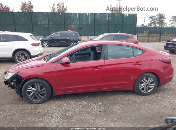 KMHD84LF8LU069724 2020 HYUNDAI ELANTRA Red Սալոնի 360 աստիճան տեսք