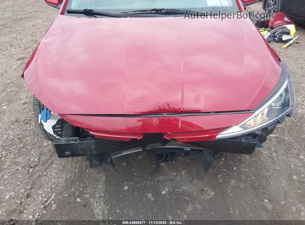 KMHD84LF8LU069724 2020 HYUNDAI ELANTRA Red Սարքավորումների վահանակի տեսք