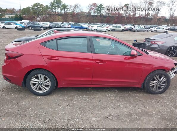 KMHD84LF8LU069724 2020 HYUNDAI ELANTRA Red Սալոնի հետևի տեսք