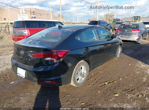KMHD84LF8LU986498 2020 HYUNDAI ELANTRA Черный Задняя правая четверть