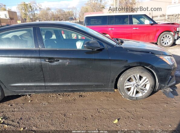 KMHD84LF8LU986498 2020 HYUNDAI ELANTRA Черный Вид задней части салона