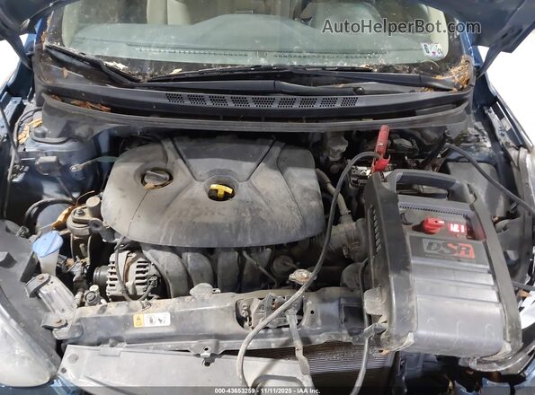 KMHDH4AE9GU643618 2016 HYUNDAI ELANTRA Синий Вид сзади