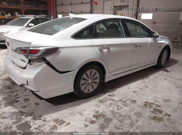 KMHE24L15HA045822 2017 HYUNDAI SONATA HYBRID Silver Trasero derecho