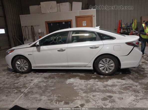 KMHE24L15HA045822 2017 HYUNDAI SONATA HYBRID Silver Vista interior de 360 grados