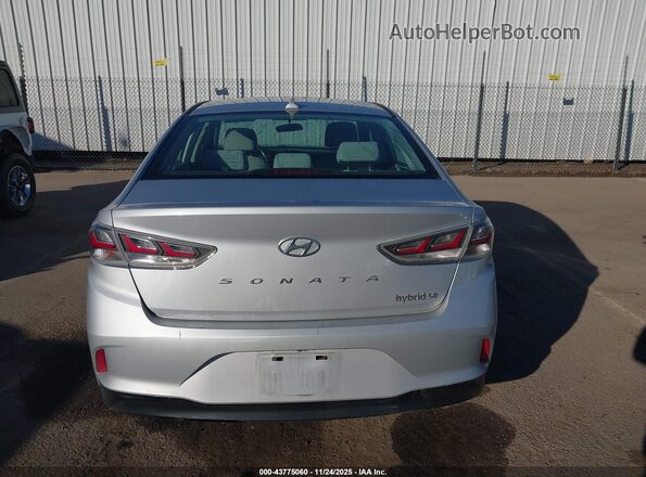 KMHE24L36KA085044 2019 HYUNDAI SONATA HYBRID Silver 