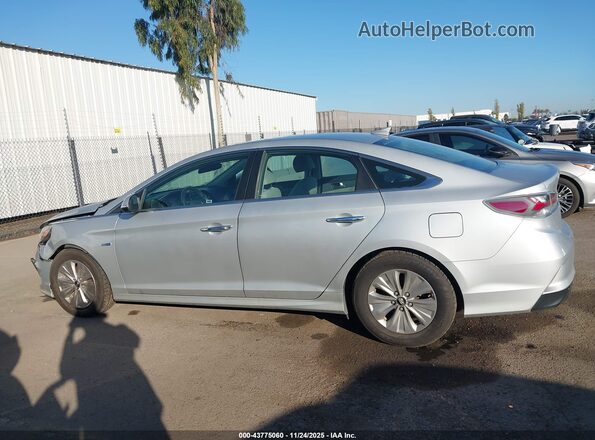 KMHE24L36KA085044 2019 HYUNDAI SONATA HYBRID Silver სალონის 360-გრადუსიანი ხედი