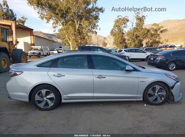 KMHE34L14GA027596 2016 HYUNDAI SONATA HYBRID Silver Vista interior trasera