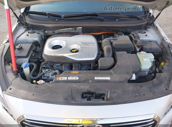 KMHE34L14GA027596 2016 HYUNDAI SONATA HYBRID Silver Vista trasera