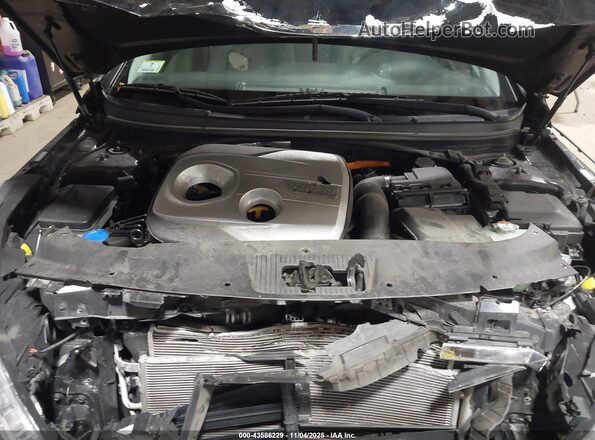 KMHE34L17GA026247 2016 HYUNDAI SONATA HYBRID Black Vista trasera