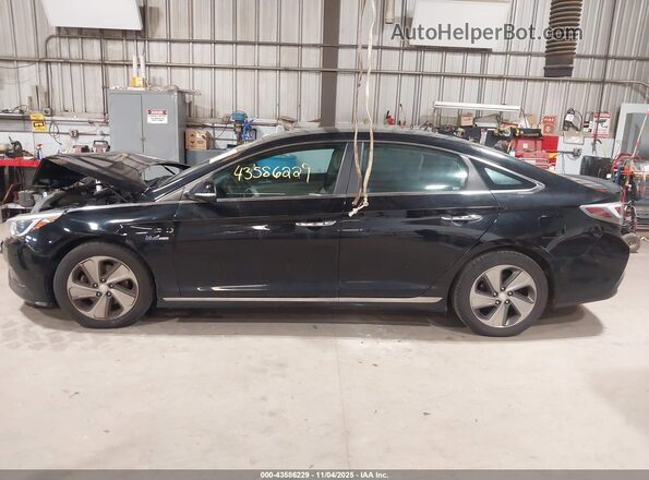 KMHE34L17GA026247 2016 HYUNDAI SONATA HYBRID Black Vista interior de 360 grados