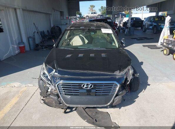 KMHE34L1XGA028316 2016 HYUNDAI SONATA HYBRID Black 