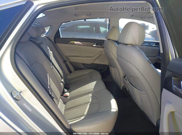 KMHE34L39KA093166 2019 HYUNDAI SONATA HYBRID Silver VIN კოდის სტიკერის ხედი