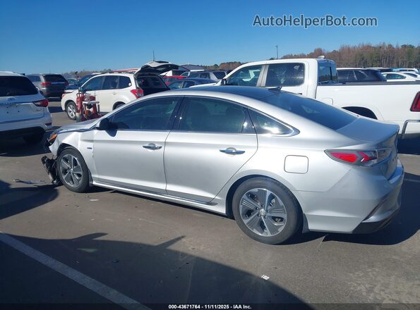 KMHE34L39KA093166 2019 HYUNDAI SONATA HYBRID Silver სალონის 360-გრადუსიანი ხედი