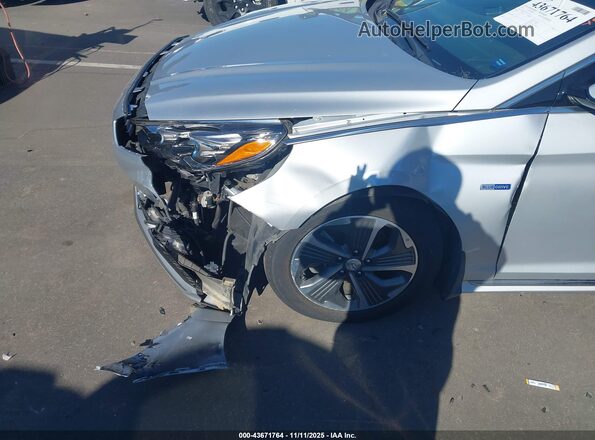 KMHE34L39KA093166 2019 HYUNDAI SONATA HYBRID Silver 