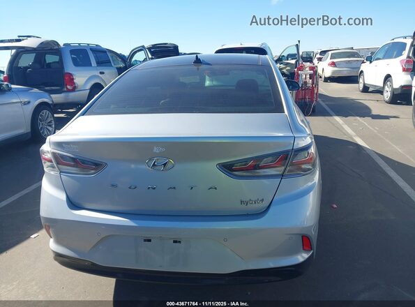 KMHE34L39KA093166 2019 HYUNDAI SONATA HYBRID Silver 