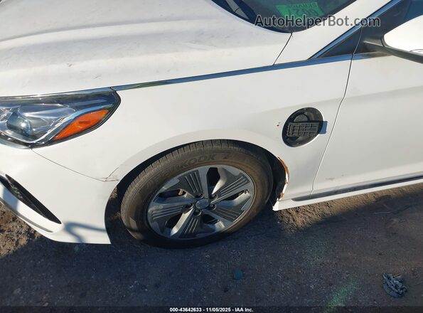 KMHE54L27KA091112 2019 HYUNDAI SONATA PLUG-IN HYBRID White Դիմացի տեսք