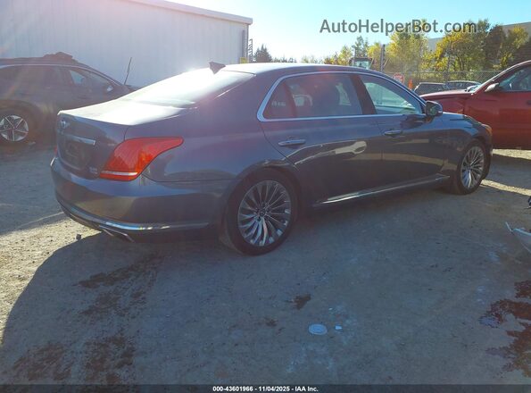 KMHG34JA6HU027207 2017 GENESIS G90 Серый Задняя правая четверть