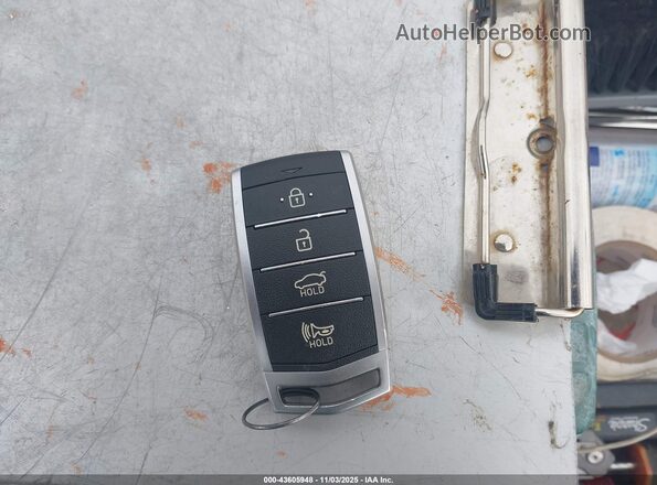 KMHG34JAXJU045182 2018 GENESIS G90 White Առջևի վահանակի տեսք
