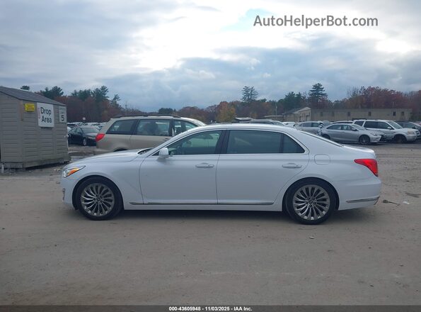 KMHG34JAXJU045182 2018 GENESIS G90 White Սալոնի 360 աստիճան տեսք