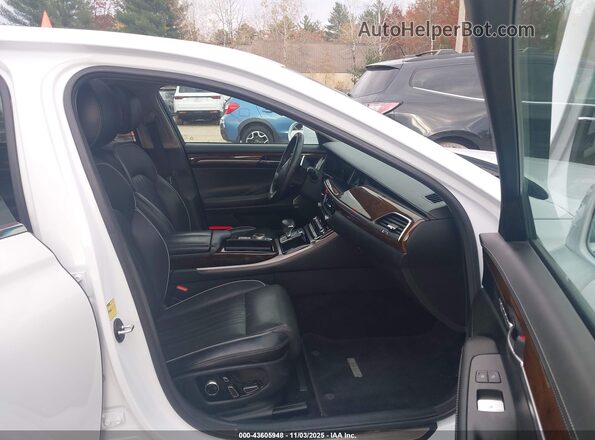 KMHG34JAXJU045182 2018 GENESIS G90 White Սալոնի դիմացի տեսք