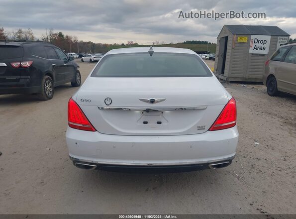 KMHG34JAXJU045182 2018 GENESIS G90 White 