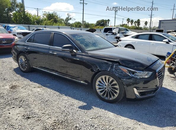KMHG54JH0KU050593 2019 GENESIS G90 Black Delantero derecho