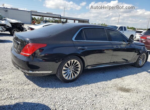 KMHG54JH0KU050593 2019 GENESIS G90 Black Trasero derecho