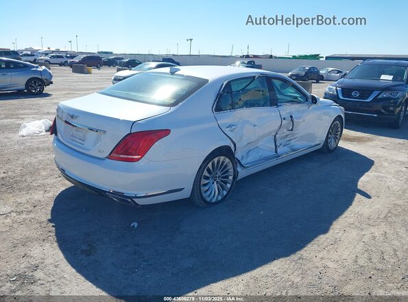 KMHG54JH4JU039384 2018 GENESIS G90 Белый Задняя правая четверть