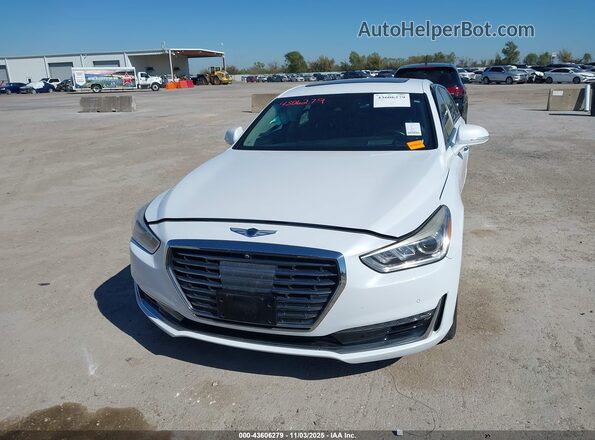 KMHG54JH4JU039384 2018 GENESIS G90 Белый Вид щитка приборов