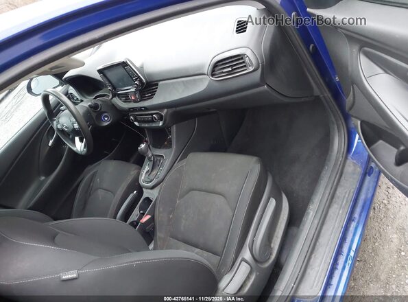 KMHH35LE3KU102995 2019 HYUNDAI ELANTRA GT Blue Вид салону спереду