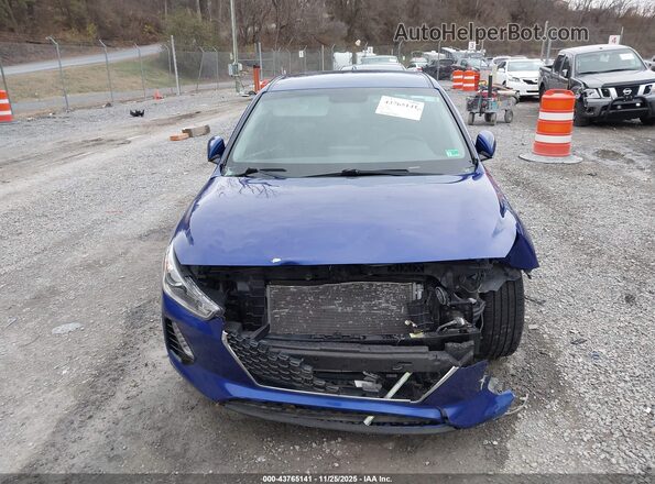 KMHH35LE3KU102995 2019 HYUNDAI ELANTRA GT Blue Вид щитка приладів