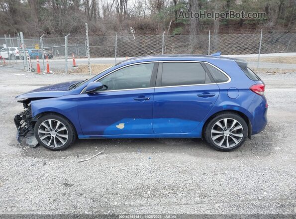 KMHH35LE3KU102995 2019 HYUNDAI ELANTRA GT Blue Панорамний вид салону 360°