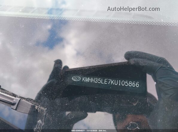 KMHH35LE7KU105866 2019 HYUNDAI ELANTRA GT Gray Engine compartment view