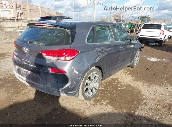 KMHH35LE7KU105866 2019 HYUNDAI ELANTRA GT Gray Rear right