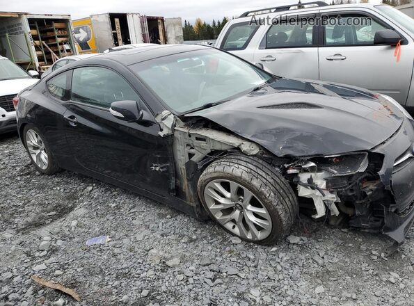 KMHHT6KJ5GU136299 2016 HYUNDAI GENESIS Black Przód prawy