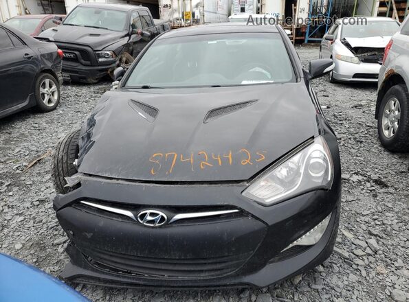 KMHHT6KJ5GU136299 2016 HYUNDAI GENESIS Black Widok z przodu