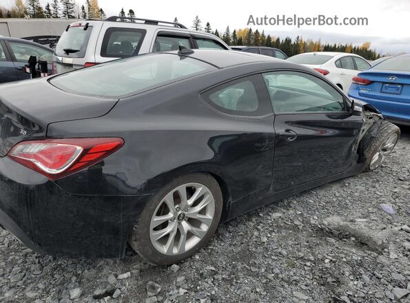 KMHHT6KJ5GU136299 2016 HYUNDAI GENESIS Black Tył prawy