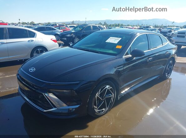 KMHL14JAXRA364390 2024 HYUNDAI SONATA Black Vista tres cuartos delantera izquierda