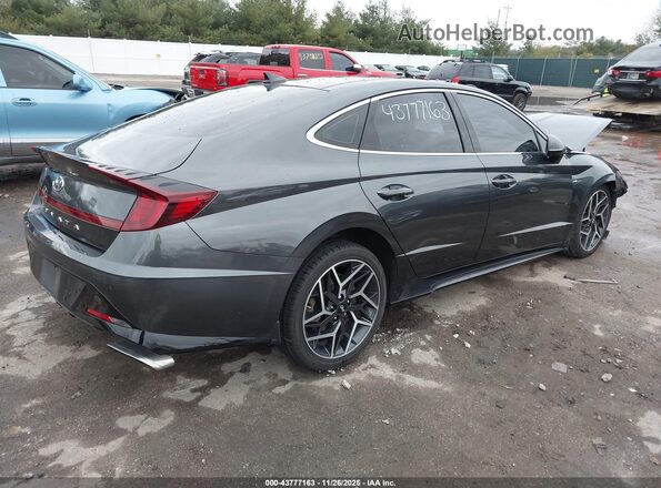 KMHL14JC4NA228753 2022 HYUNDAI SONATA Gray Trasero derecho