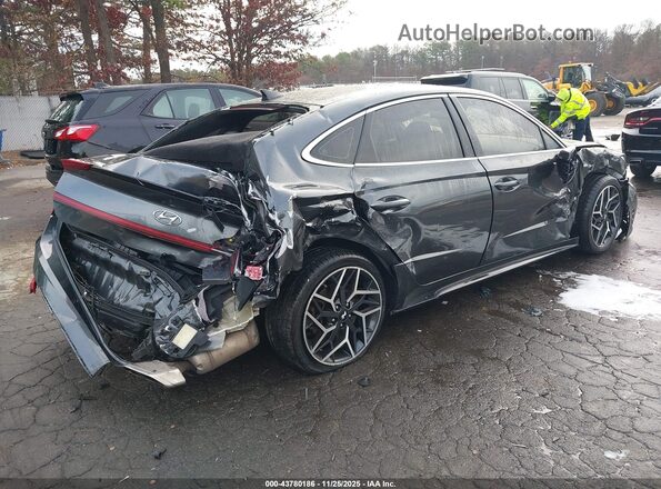 KMHL14JC8NA218159 2022 HYUNDAI SONATA Gray Вид спереду