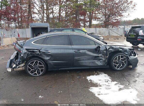 KMHL14JC8NA218159 2022 HYUNDAI SONATA Gray Панорамний вид салону 360°
