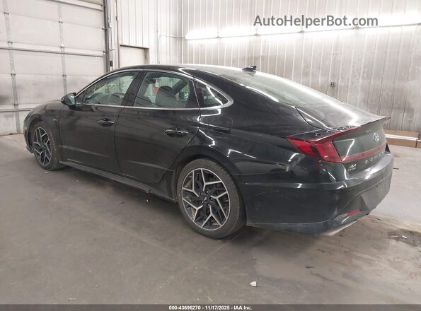 KMHL14JC9NA216114 2022 HYUNDAI SONATA Черный Задняя левая четверть