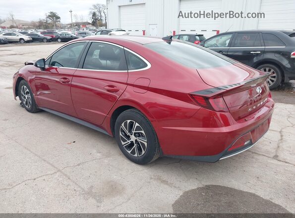 KMHL24JJ8PA080461 2023 HYUNDAI SONATA HYBRID Red Tył lewy